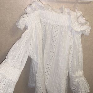 Ladies cold shoulder top